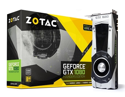 ZOTAC GeForce GTX 1080 Founders Edition ZT-P10800A-10P