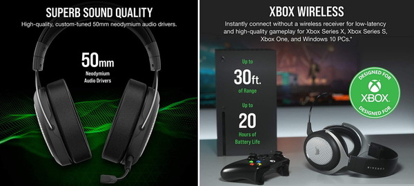 Corsair HS75 XB Wireless Gaming Headset_spec