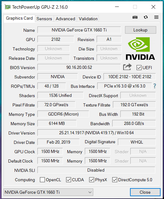 Palit GeForce GTX 1660 Ti 6GB StormX OC_GPU-Z (1)