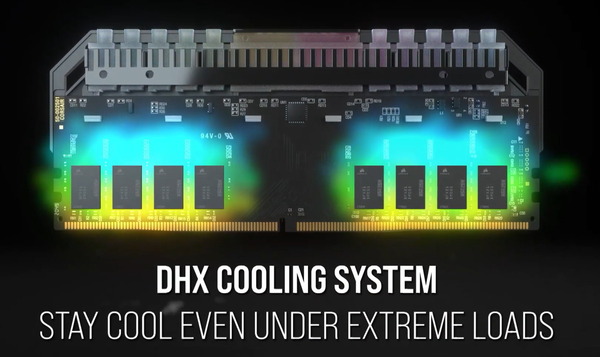 CORSAIR DOMINATOR TITANIUM RGB_DHX Cooling Technology