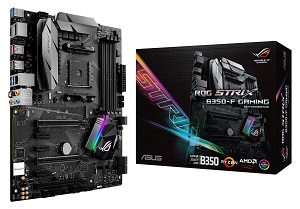 ASUS ROG STRIX B350-F GAMING AMD Ryzen am4 ddr4 HDMI DisplayPort M.2 USB 3.1マザーボードATX b350