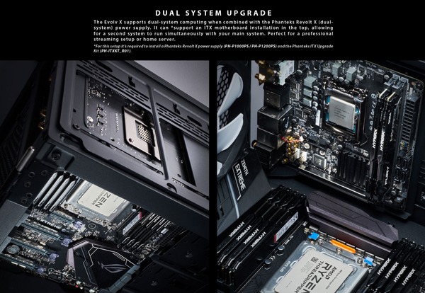 Phanteks Enthoo Evolv X Glass_Dual System