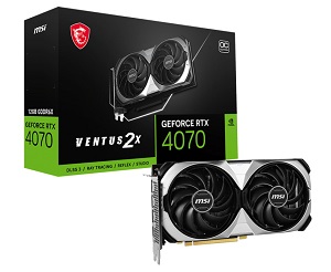 MSI GeForce RTX 4070 VENTUS 2X 12G OC