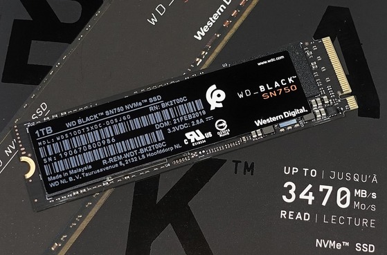 WD Black SN750 NVMe SSD 1TB