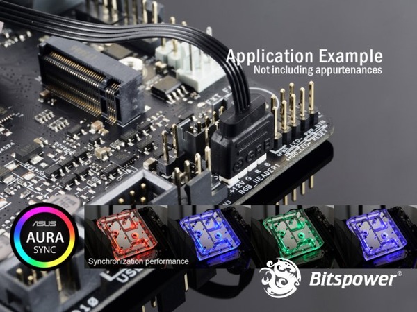 Bitspower MonoBlock ARM10H RGB-Nickel (3)