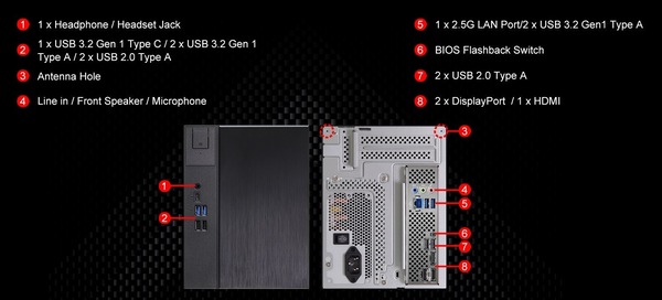 ASRock DeskMeet X600_IO