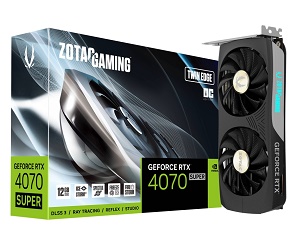 ZOTAC GAMING GeForce RTX 4070 SUPER Twin Edge OC