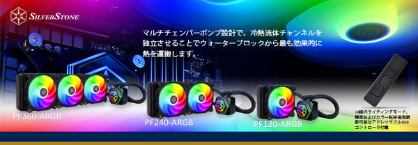 SilverStone PERMAFROST PF-ARGB_top