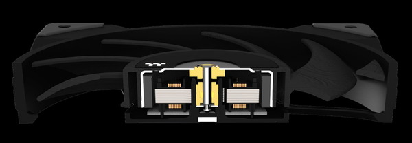 Thermaltake TOUGHFAN 14_metal-hub