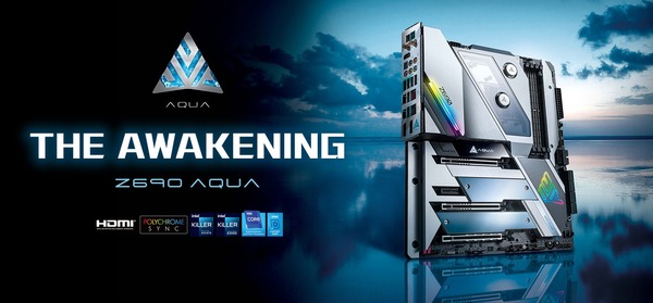 ASRock Z690 AQUA_top