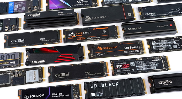 PCIE4.0andPCIE5.0対応NVMe M.2 SSDのレビュー記事一覧へ