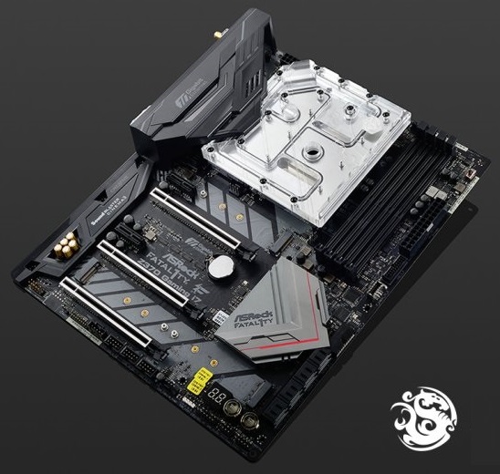 Bitspower MonoBlock ASR370TC RGB-Nickel