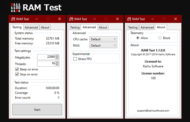 RAM Test