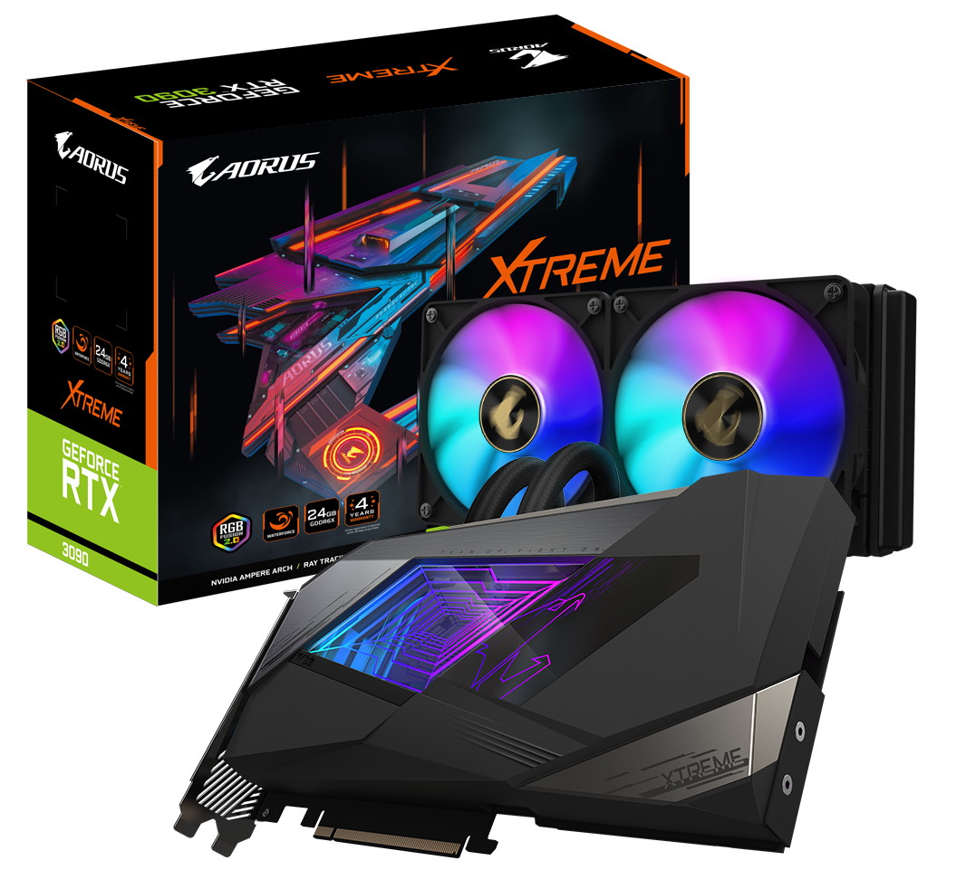 GIGABYTE AORUS GeForce RTX 3090 XTREME WATERFORCE 24G (1)