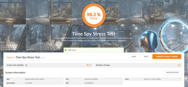 ASUS ROG-STRIX-RTX2080TI-O11G-GAMING_TimeSpy Stress Test