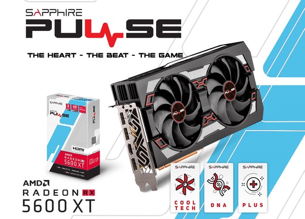 SAPPHIRE PULSE Radeon RX 5600 XT 6G GDDR6_top