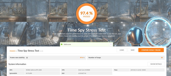 GeForce RTX 2060 Founders Edition_TimeSpy Stress Test
