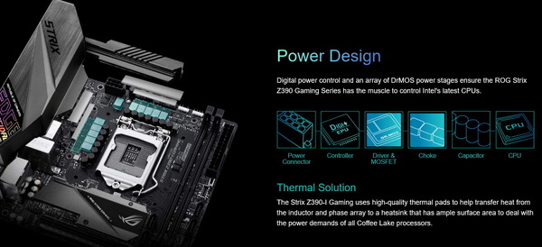 ASUS ROG STRIX Z390-I GAMING_VRM
