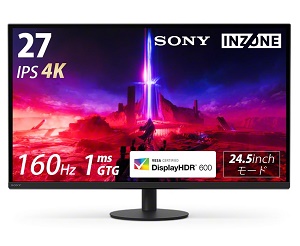 SONY INZONE M9 II (4K/160Hz/IPS液晶/FALD)