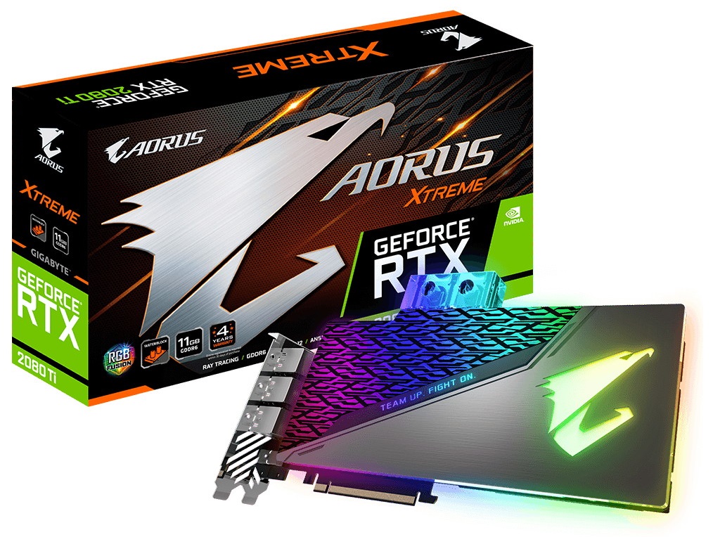 GIGABYTE AORUS GeForce RTX 2080 Ti XTREME WATERFORCE WB 11G (1)