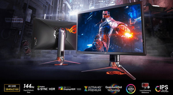 ASUS ROG SWIFT PG27UQ_top