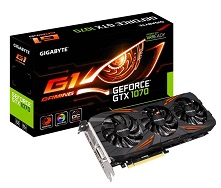 GIGABYTE ビデオカード NVIDIA GeForce GTX 1070搭載  オーバークロック ゲーミングモデル GV-N1070G1 Gaming-8GD