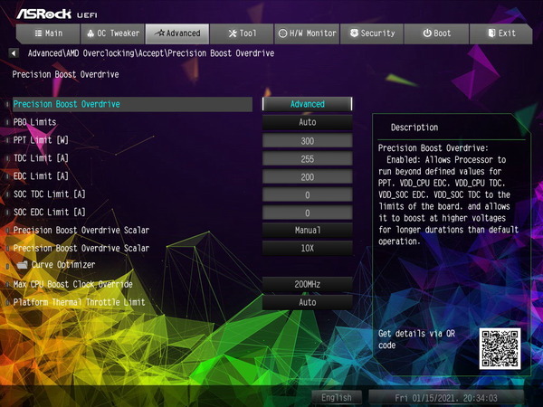 ASRock X570 Taichi Razer Edition_OC Test_BIOS (1)