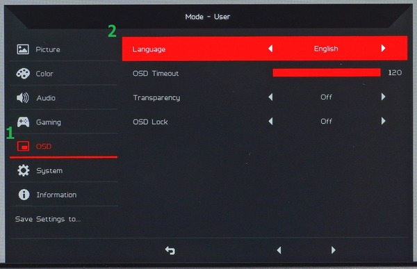 Acer Predator XB323QK NV_OSD_Language
