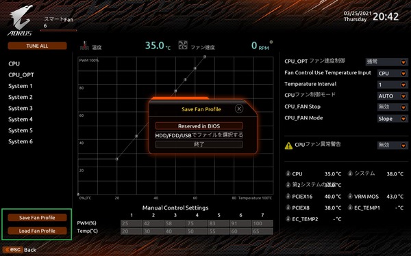 GIGABYTE Z690I AORUS ULTRA DDR4_BIOS_Fan_9