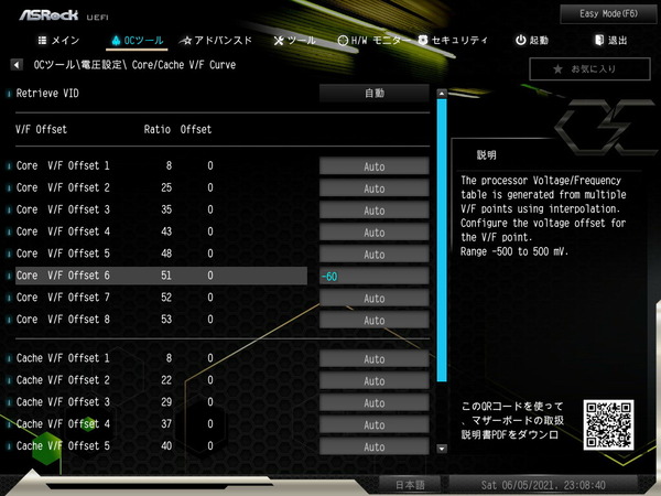 ASRock Z590 OC Formula_BIOS_OC test (2)