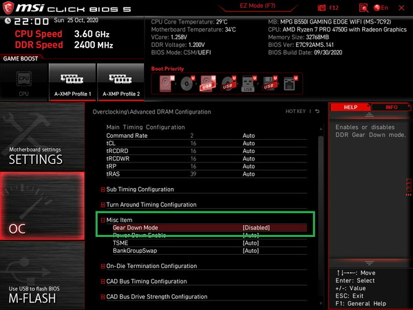 Team T-FORCE Dark Zα TDZAD432G4000HC18JDC01-AM_BIOS_GDM