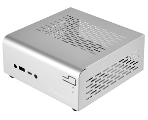 SilverStone Vitalシリーズ Mini-STXフォームファクター VESA/Wallマウント シルバー SST-VT01S 日本正規代理店品