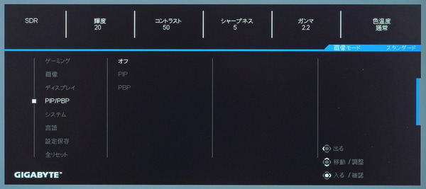 GIGABYTE M28U_OSD_menu (4)