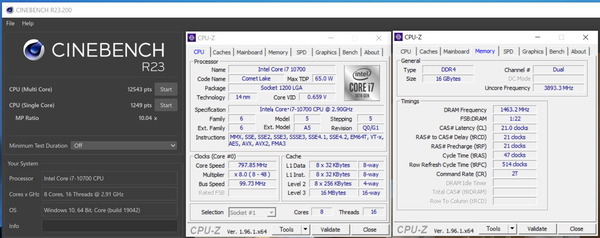 Lenovo Legion T550i_Core i7 10700_CinebenchR23