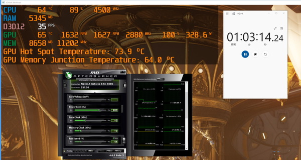 Palit GeForce RTX 4080 GameRock OC_Stress_IC