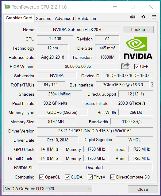 Palit GeForce RTX 2070 GamingPro OC_GPU-Z (1)