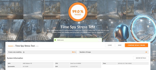 3DMark TimeSpy Stress Test