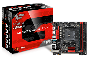 ASRock AMD B350チップセット搭載 Mini-ITX マザーボード AB350 Gaming-ITX/ac