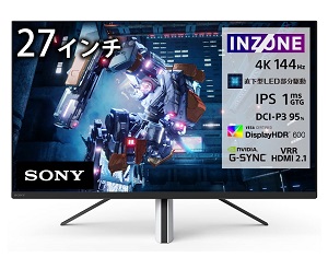 SONY INZONE M9 (4K/144Hz/IPS/VRR/HDMI2.1)
