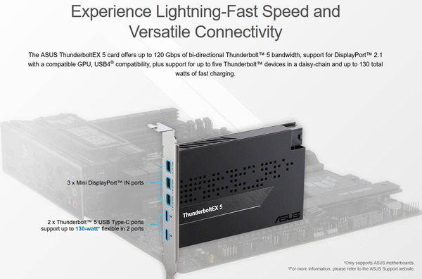 ASUS ThunderboltEX 5_IO