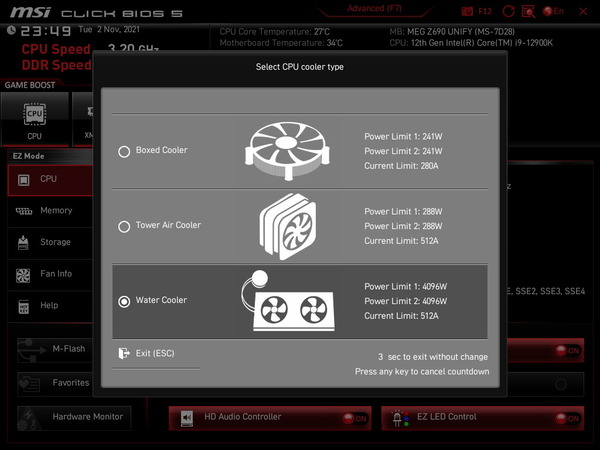 MSI MEG Z690 UNIFY_BIOS_OC_2