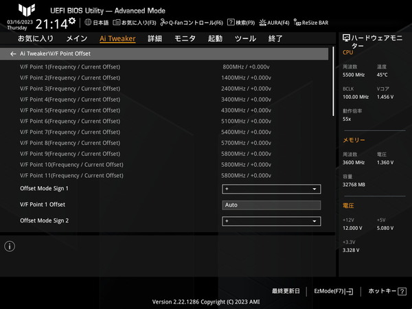 ASUS TUF GAMING Z790-PLUS WIFI D4_BIOS_OC_11