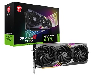 MSI GeForce RTX 4070 GAMING X TRIO 12G