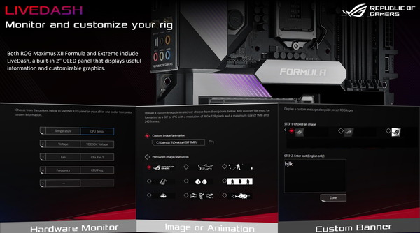 ASUS ROG MAXIMUS XII_LiveDash