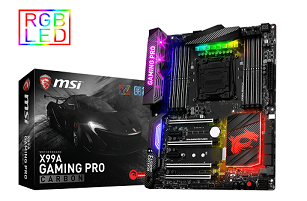 MSI X99A GAMING PRO CARBON Intel X99 Express搭載ハイエンドマザーボード Broadwell-E対応 MB3650
