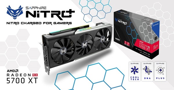 SAPPHIRE NITRO+ Radeon RX 5700 XT_top