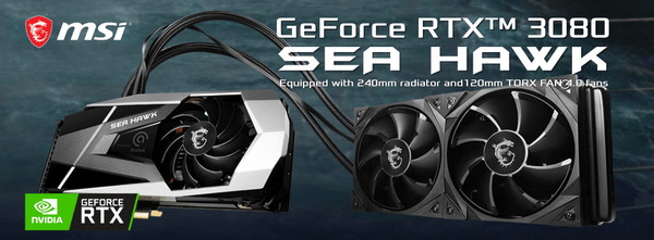 MSI GeForce RTX 3080 SEA HAWK X