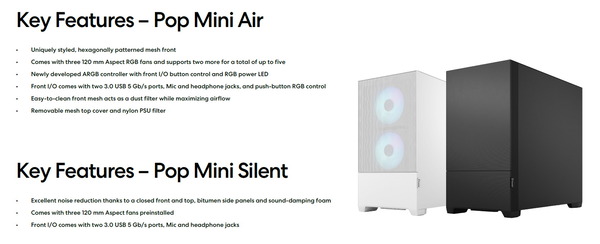 Fractal Design Pop Mini_Silent-vs-Air