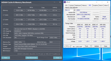 ASUS ROG RAMPAGE VI EXTREME_OC test_AIDA