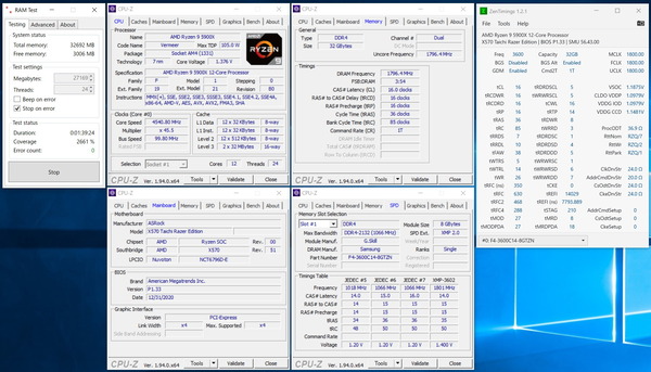 ASRock X570 Taichi Razer Edition_5950X_3600MHz_C16_ramtest
